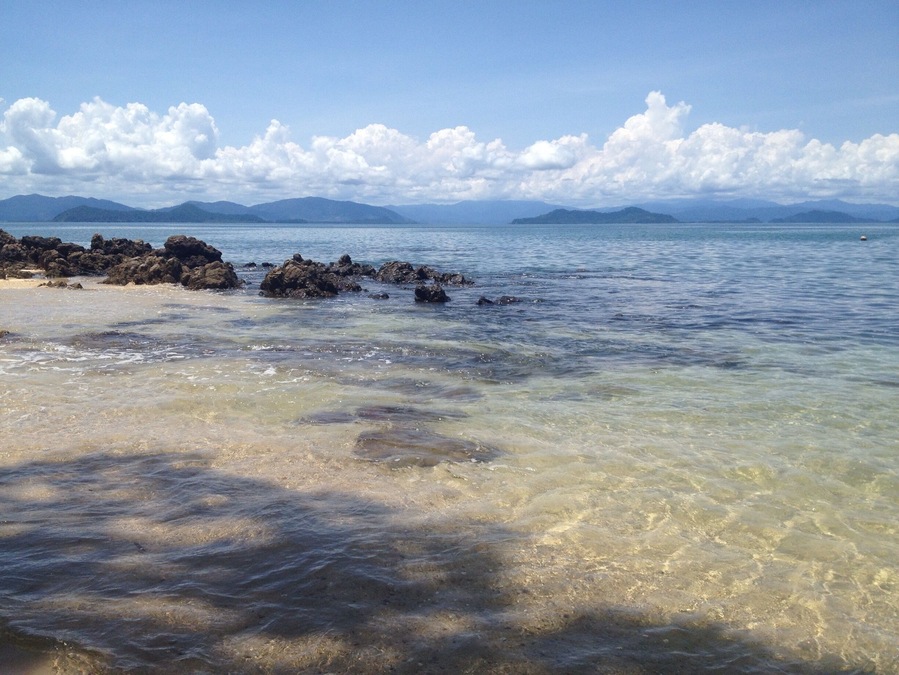 Pure sand and sea at Ao Koh Kew.