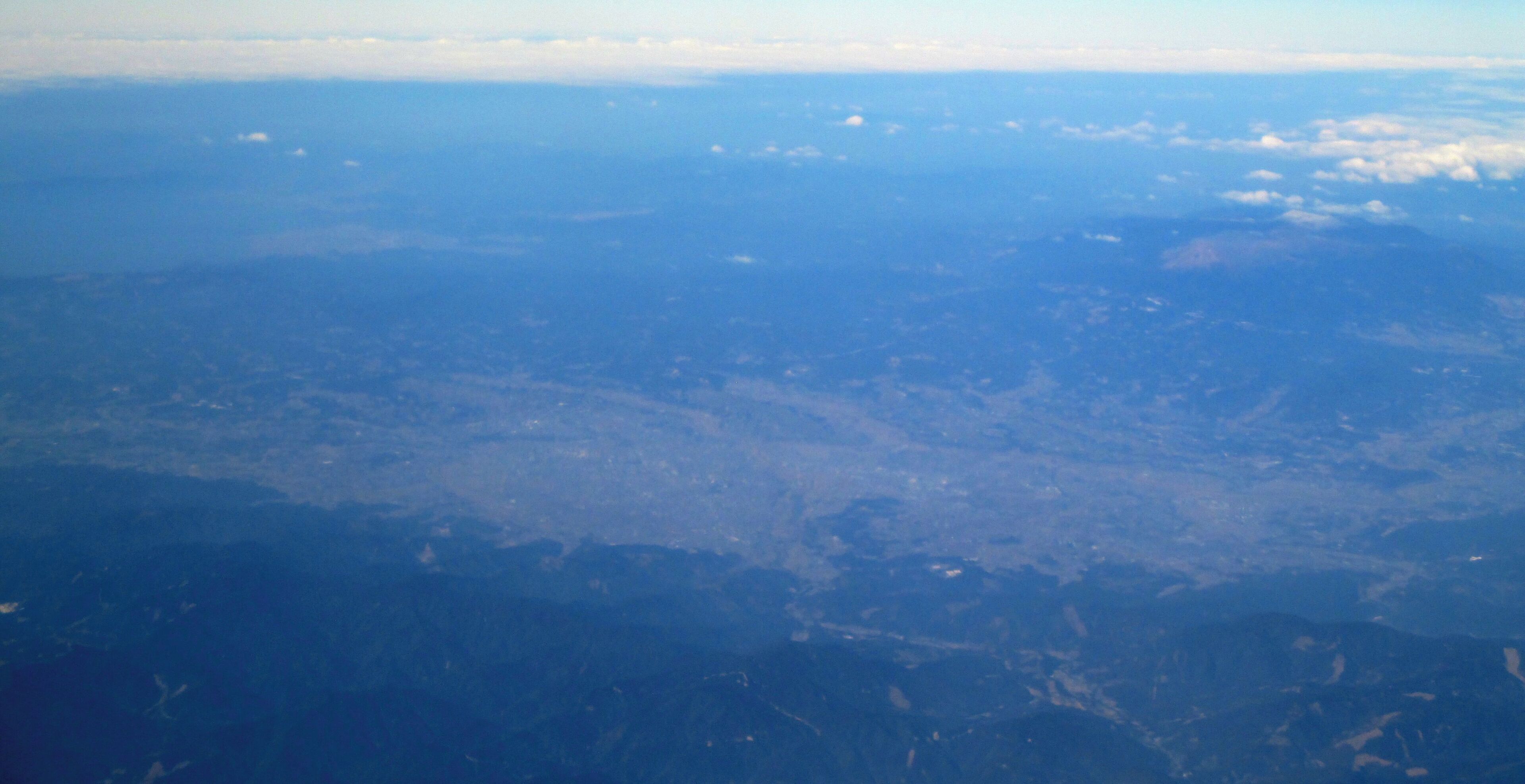 Miyakonojou Basin in Miyazaki, Japan
