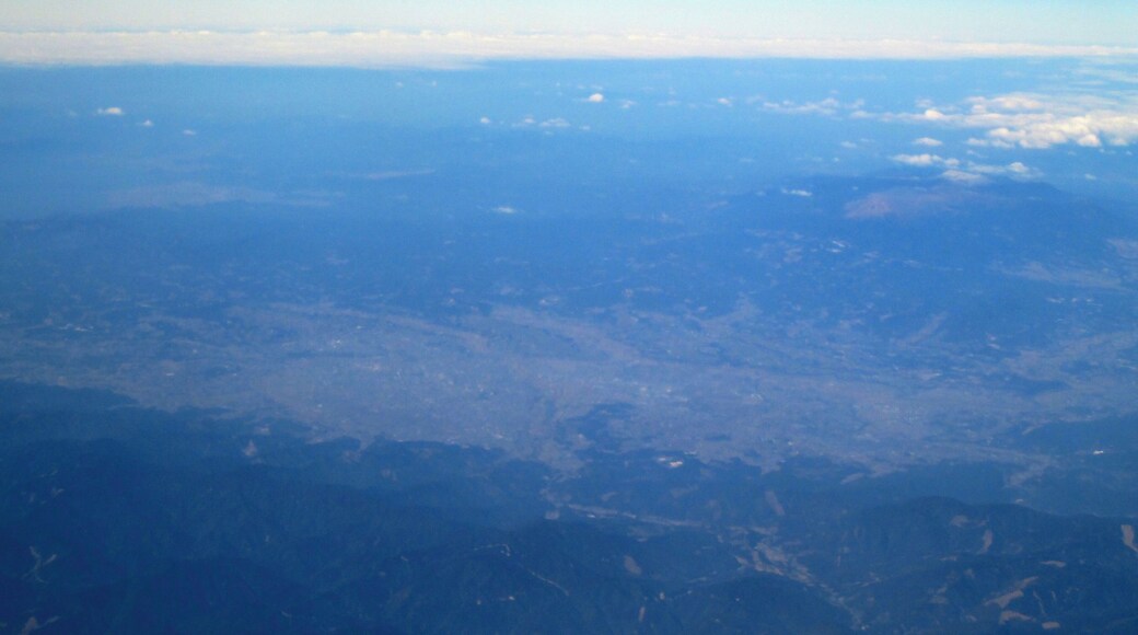 Miyakonojou Basin in Miyazaki, Japan