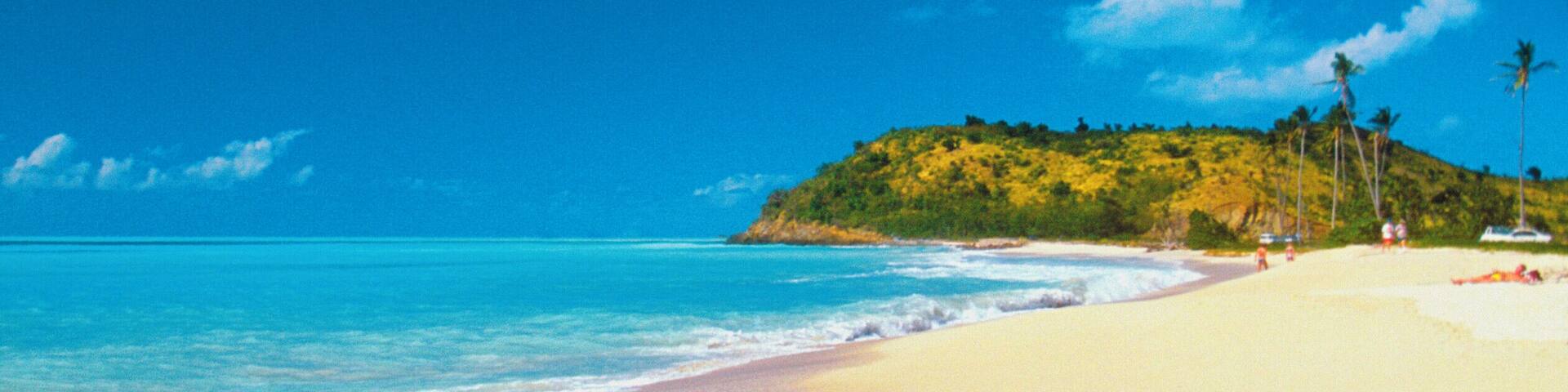 Darkwood Beach on Antigua, Caribbean