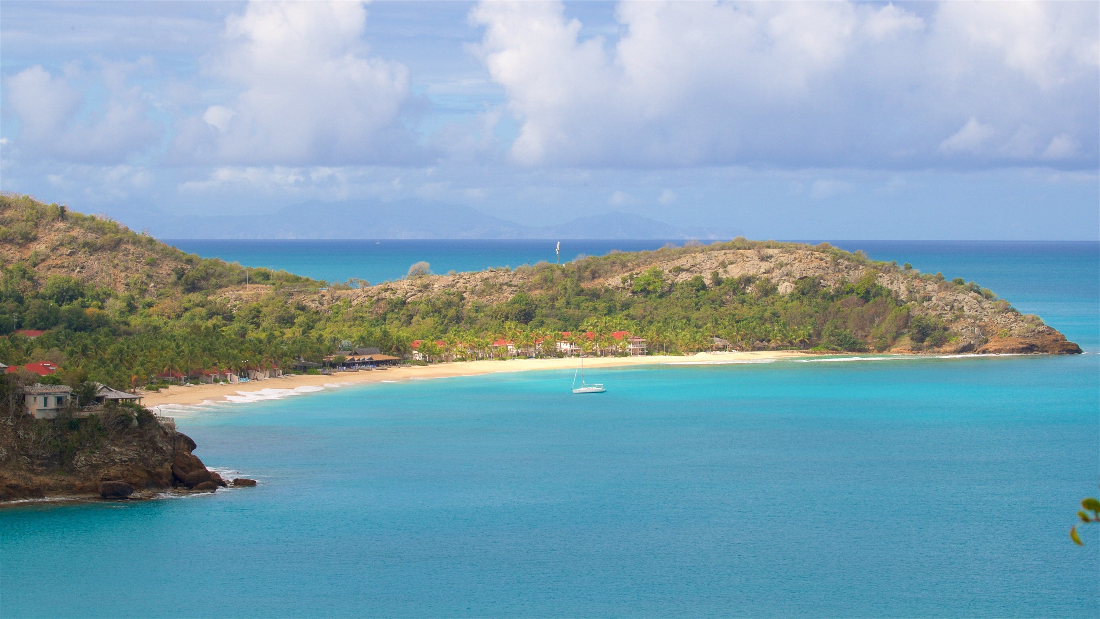 Fort Barrington que incluye vista general a la costa