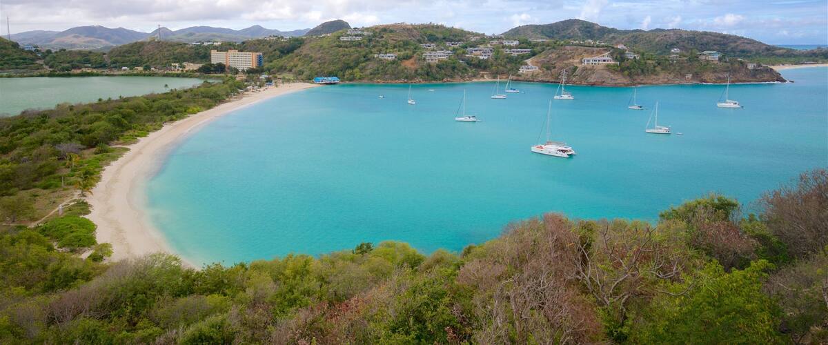 Fort Barrington showing a bay or harbor and general coastal views