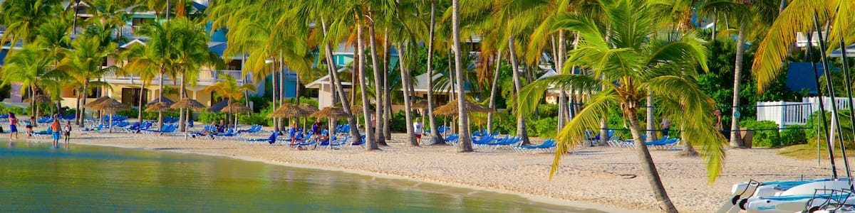 Mamora Bay featuring tropical scenes, general coastal views and a sandy beach