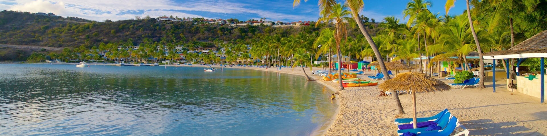 Mamora Bay featuring general coastal views, tropical scenes and a sandy beach