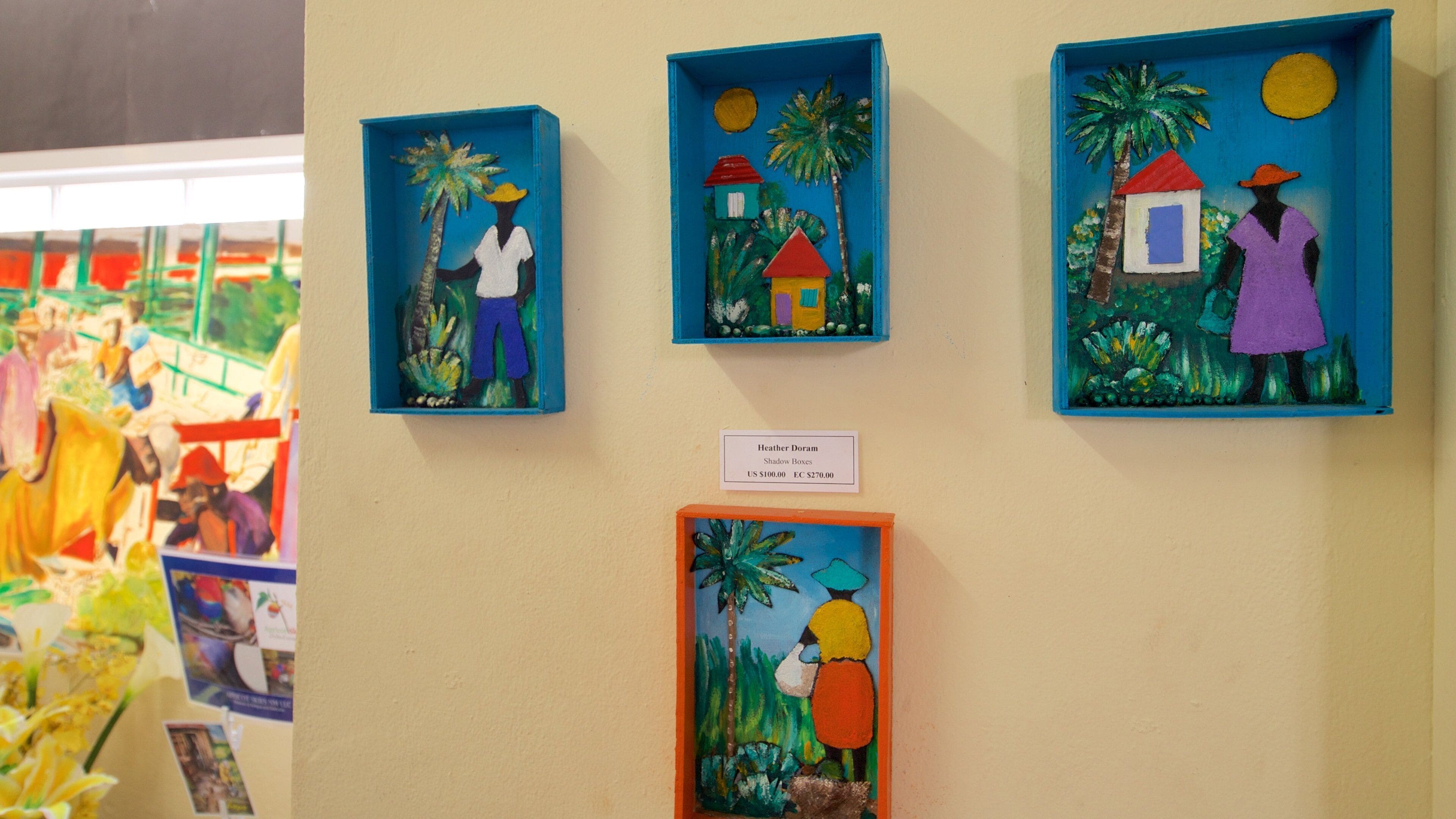 Museum of Antigua and Barbuda featuring interior views and art