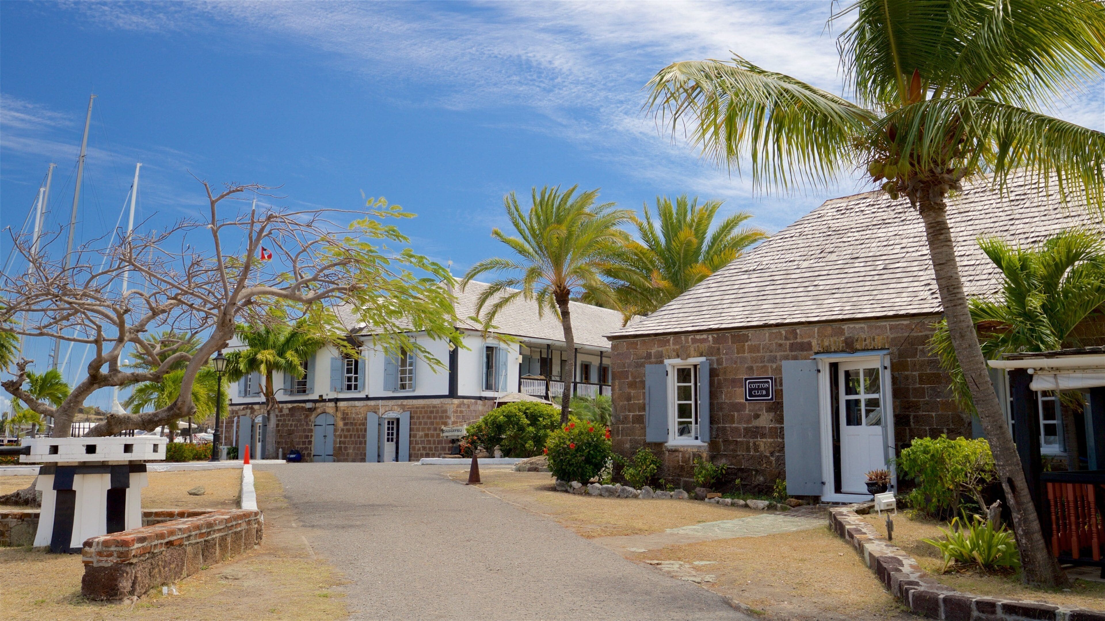 Nelson\'s Dockyard which includes a house