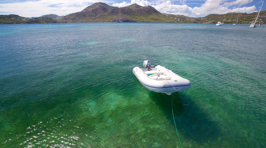 Pigeon\'s Point Beach which includes a bay or harbor and general coastal views
