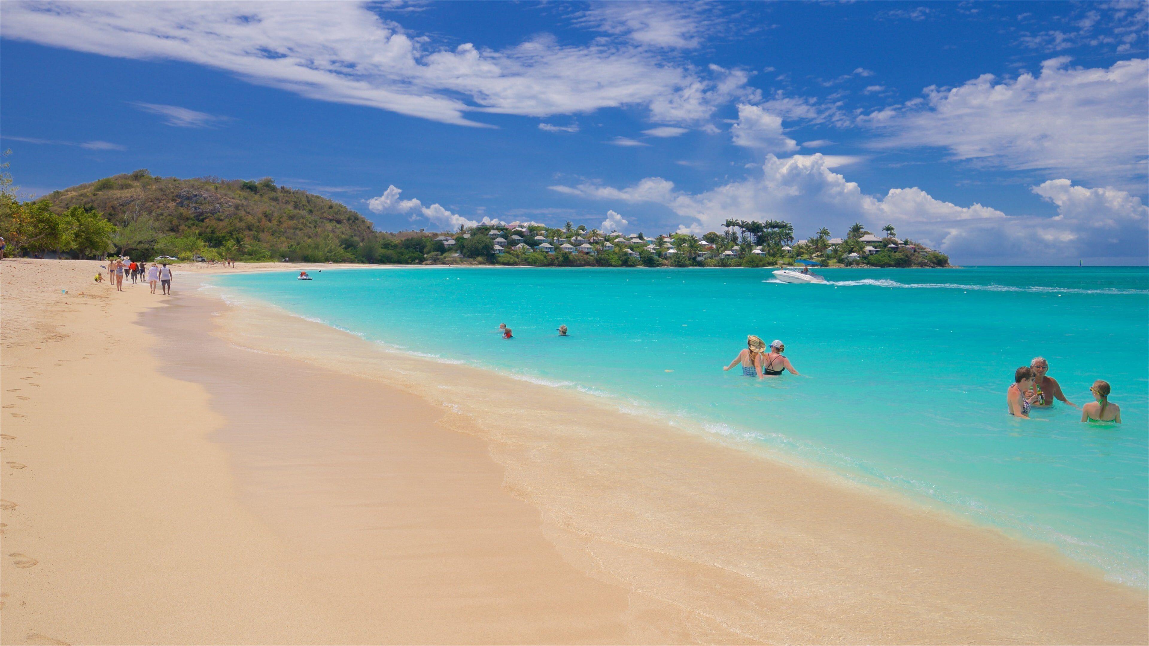 Plage de Valley Church montrant plage, vues littorales et scènes tropicales