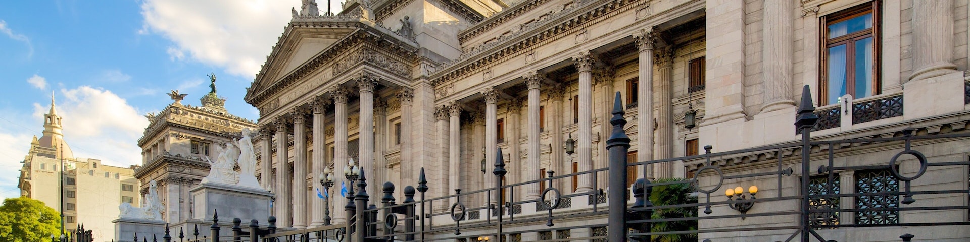 Argentine National Congress showing an administrative building and heritage architecture