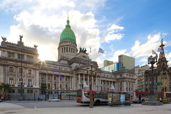 CongrĂšs National argentin montrant bĂątiment public et patrimoine architectural