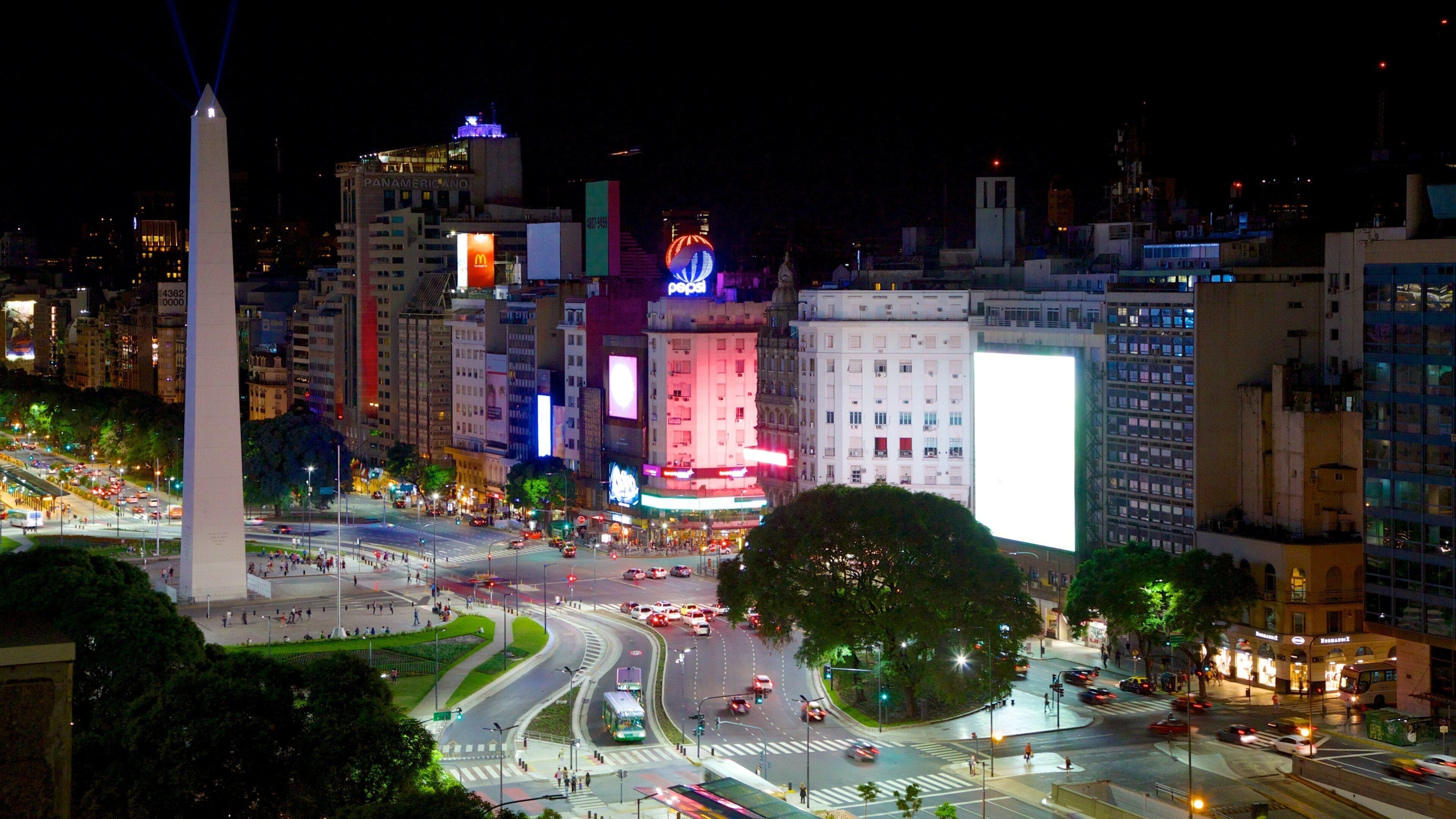 부에노스아이레스 을 보여주는 현대적 건축, 도시 과 야경