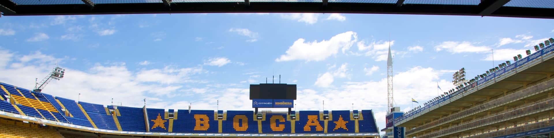 La Bombonera montrant signalisation