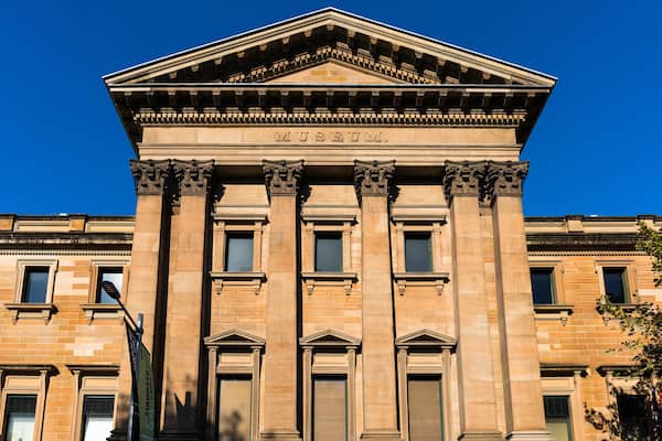 Australian museum building on College Street, Sydney
