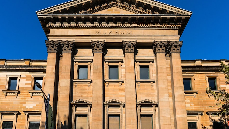 Australian museum building on College Street, Sydney