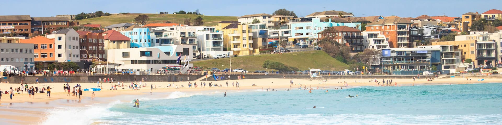 Bondi Beach in summer in Sydney, Australia.