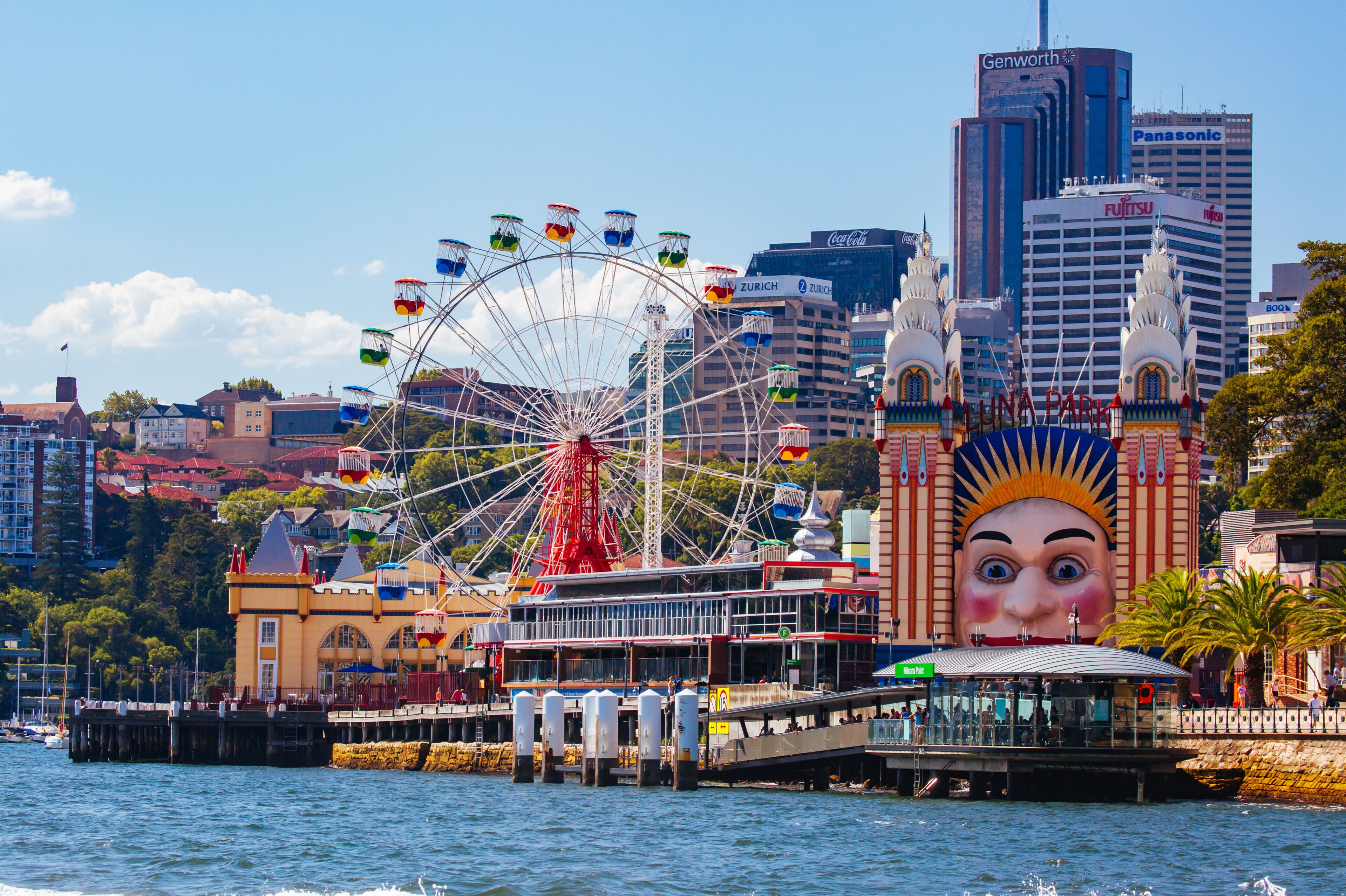 Luna Park in Sydney Australia