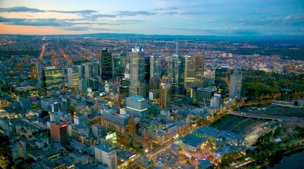 Eureka Tower featuring a city, skyline and a high rise building