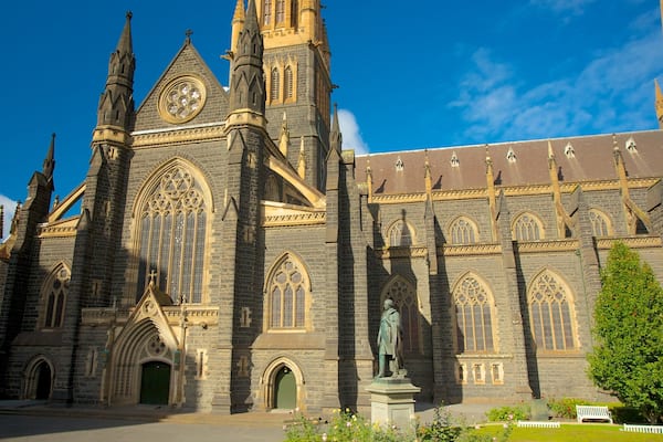 St Patrick\'s Cathedral que incluye una iglesia o catedral, una ciudad y patrimonio de arquitectura