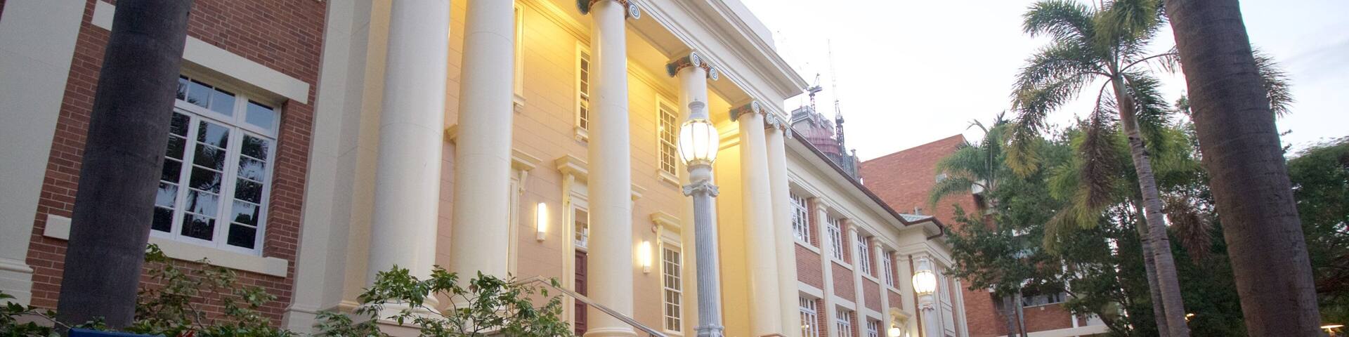 Queensland University of Technology featuring signage