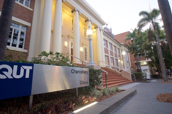 Queensland University of Technology featuring signage