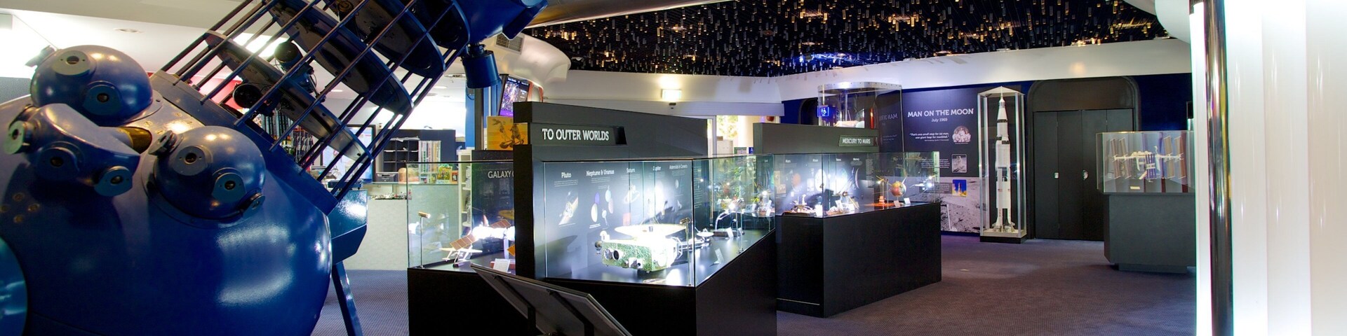 Sir Thomas Brisbane Planetarium which includes interior views