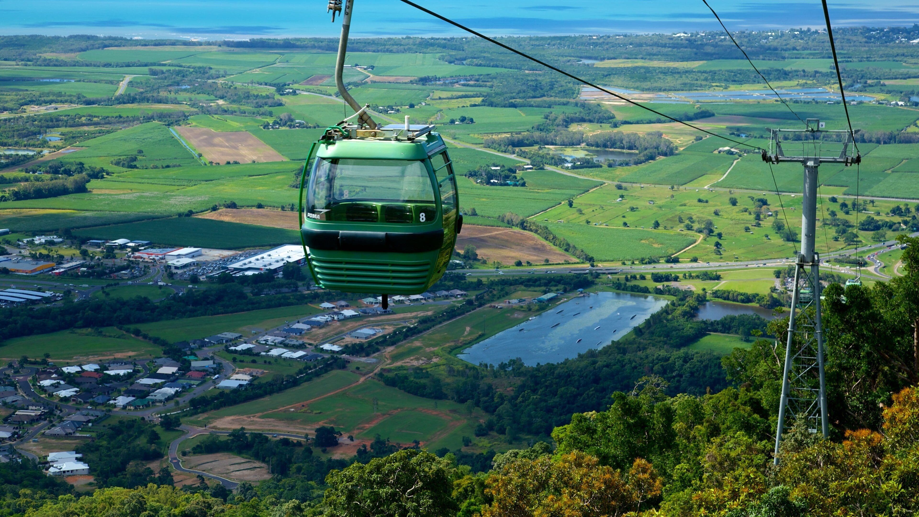 Skyrail Rainforest Cableway featuring a gondola