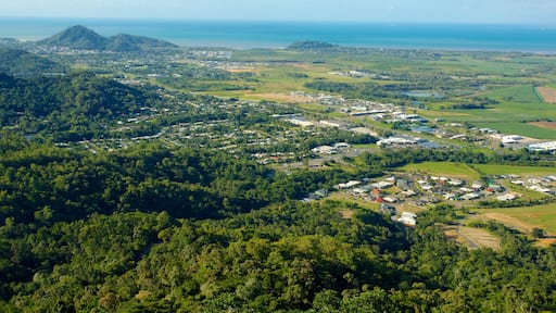 Skyrail Rainforest Cableway which includes rainforest and landscape views