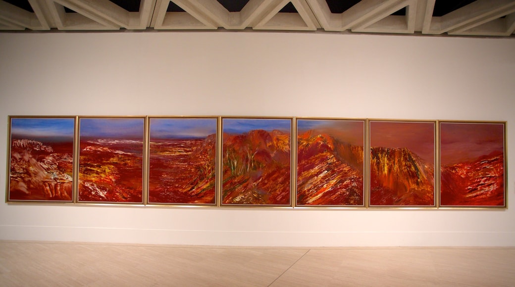 Art Gallery of Western Australia showing art and interior views