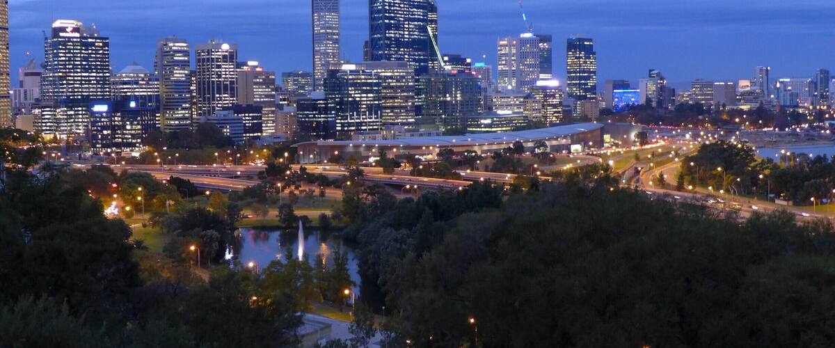 View of Perth City from Kings Park