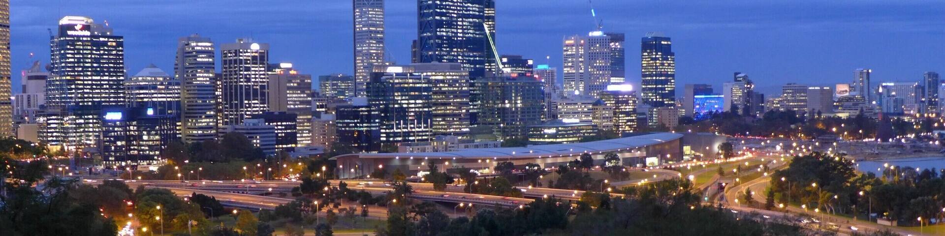 View of Perth City from Kings Park