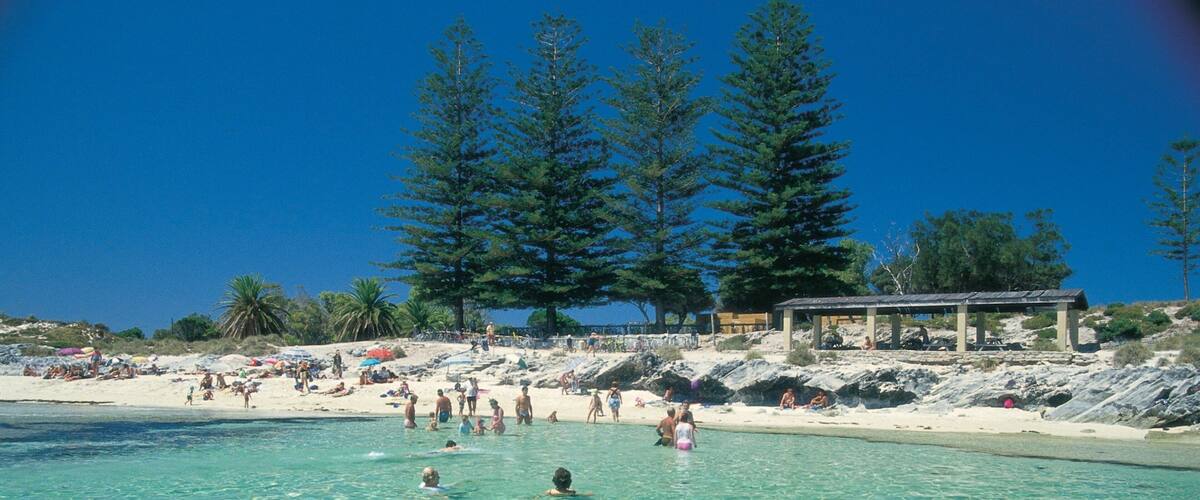 The Basin showing a beach, tropical scenes and a luxury hotel or resort