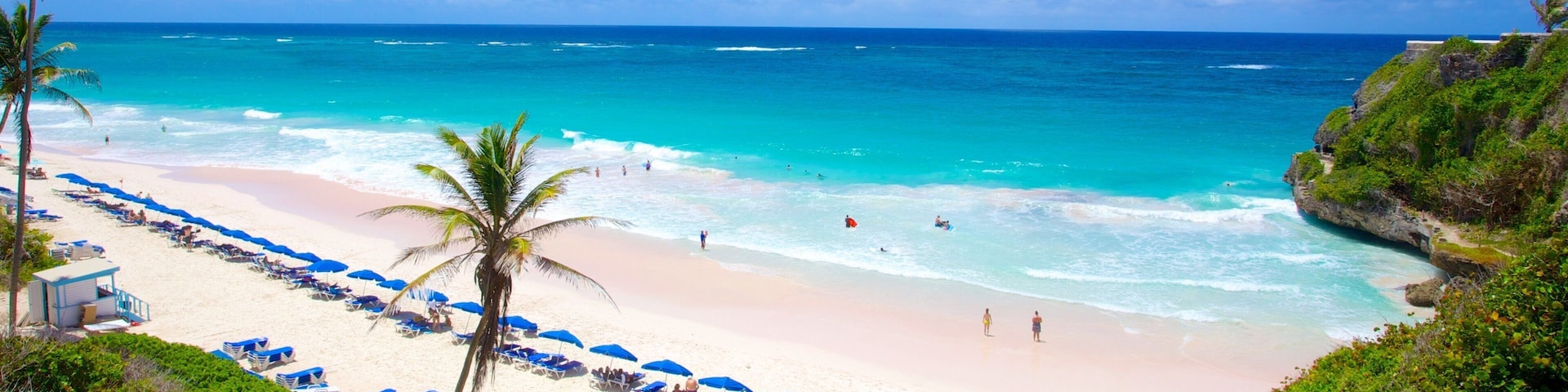Crane Beach featuring tropical scenes, a beach and a coastal town