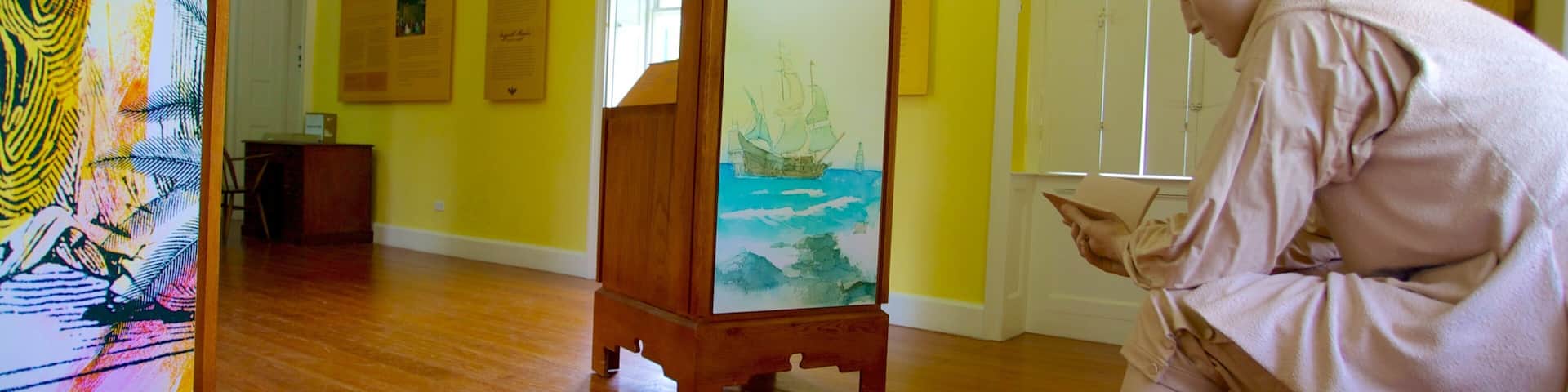 George Washington House showing interior views