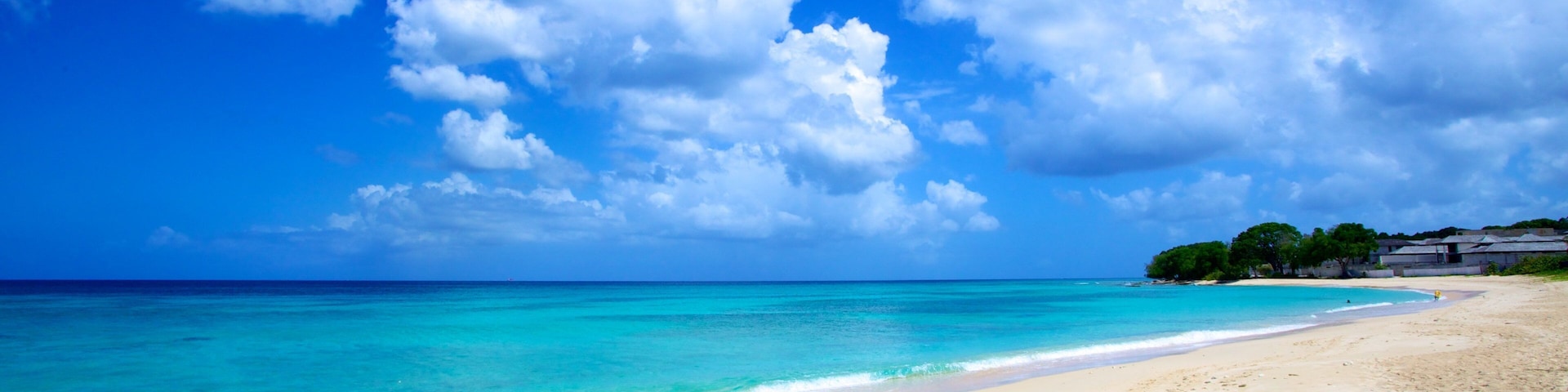 Paradise Beach which includes a sandy beach and landscape views
