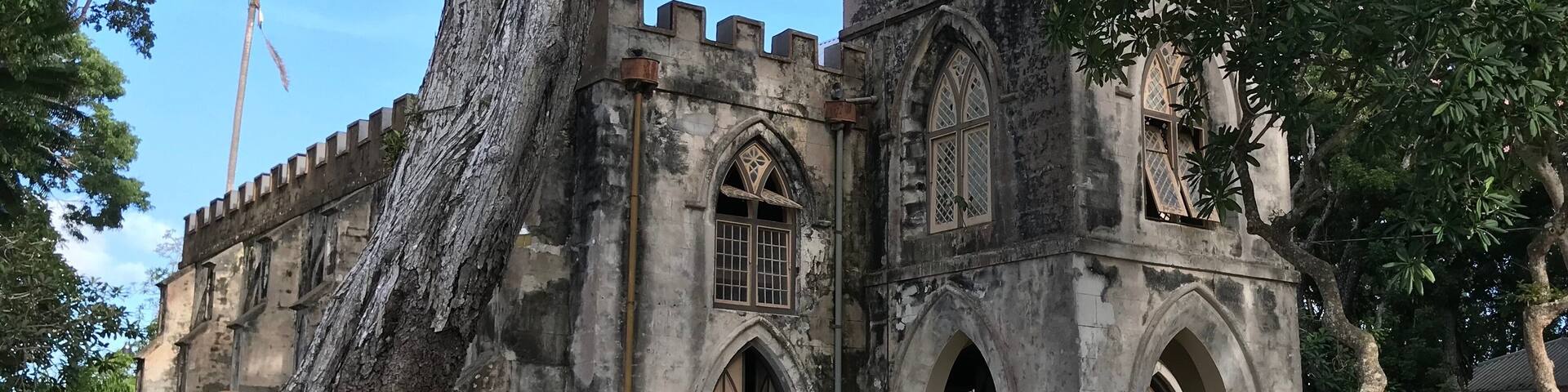 old church in barbados