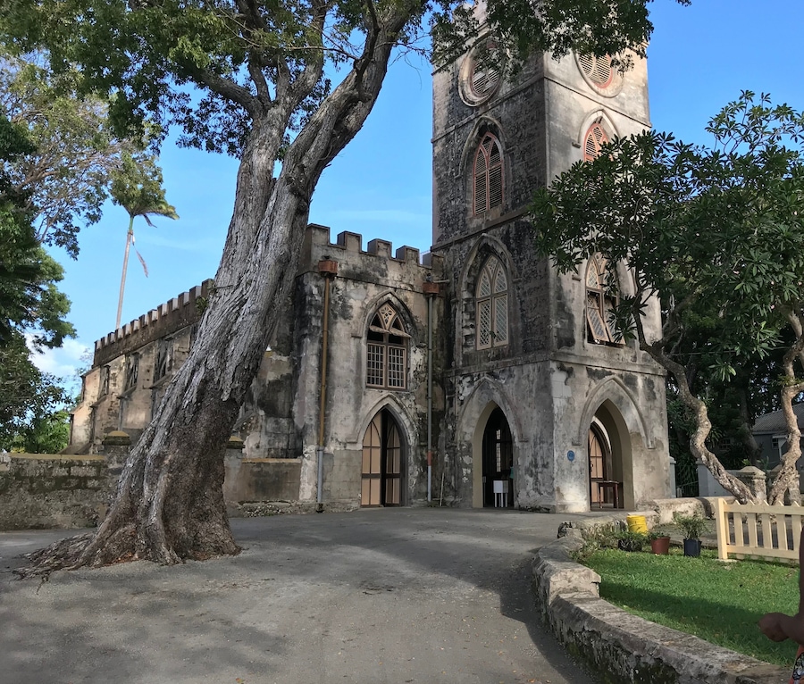 old church in barbados