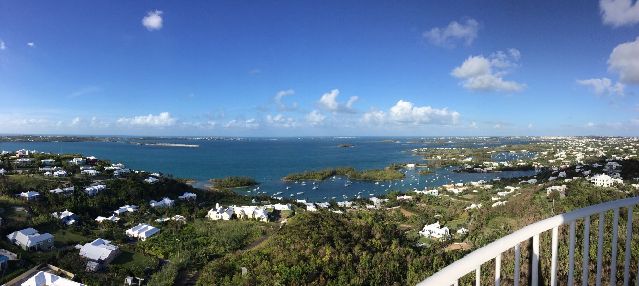 View from the top of the lighthouse.