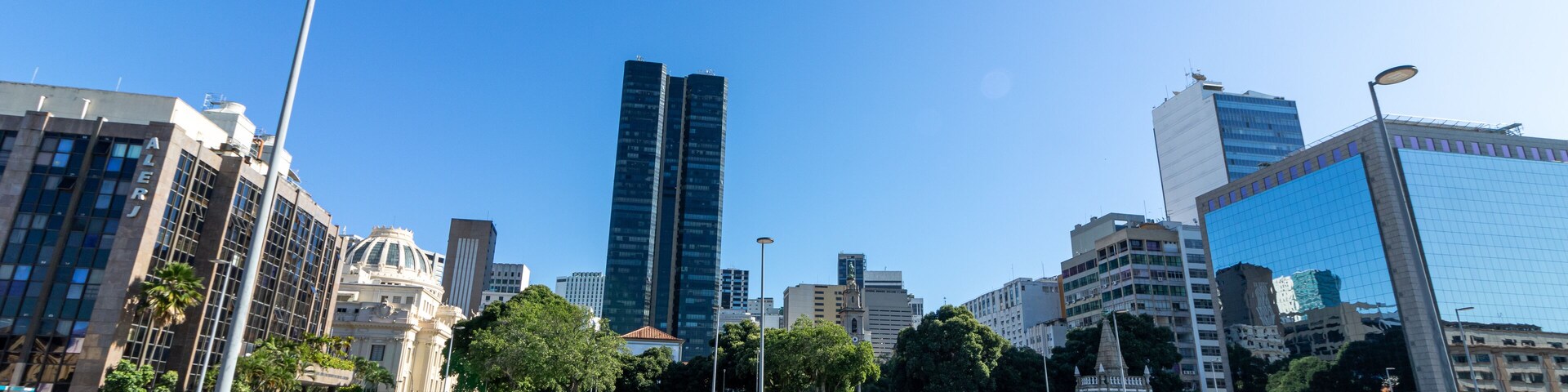 RIO DE JANEIRO - BRAZIL, June 07, 2019: View of new Praca Quinze (fifteen square) in Rio de Janeiro