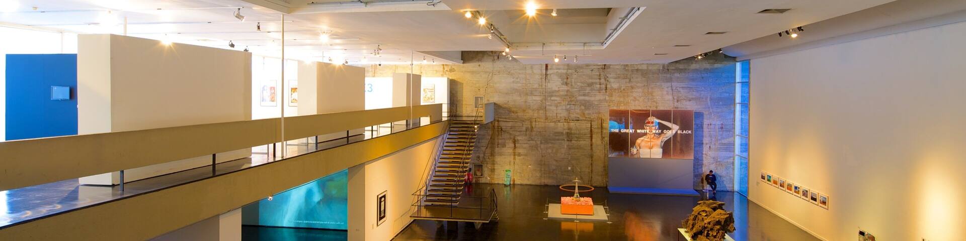 Museum of Modern Art which includes art and interior views