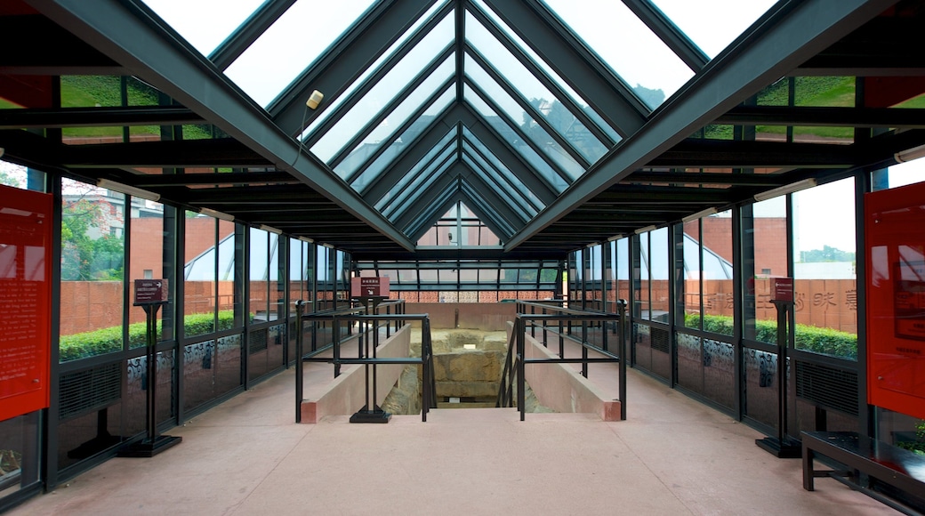 Det vestlige Han-museet ved Nanyue-kongens mausoleum som inkluderer innendørs