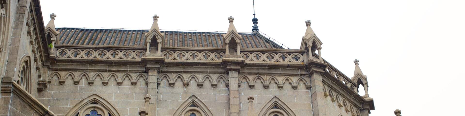 Sacred Heart Cathedral which includes a church or cathedral and religious elements