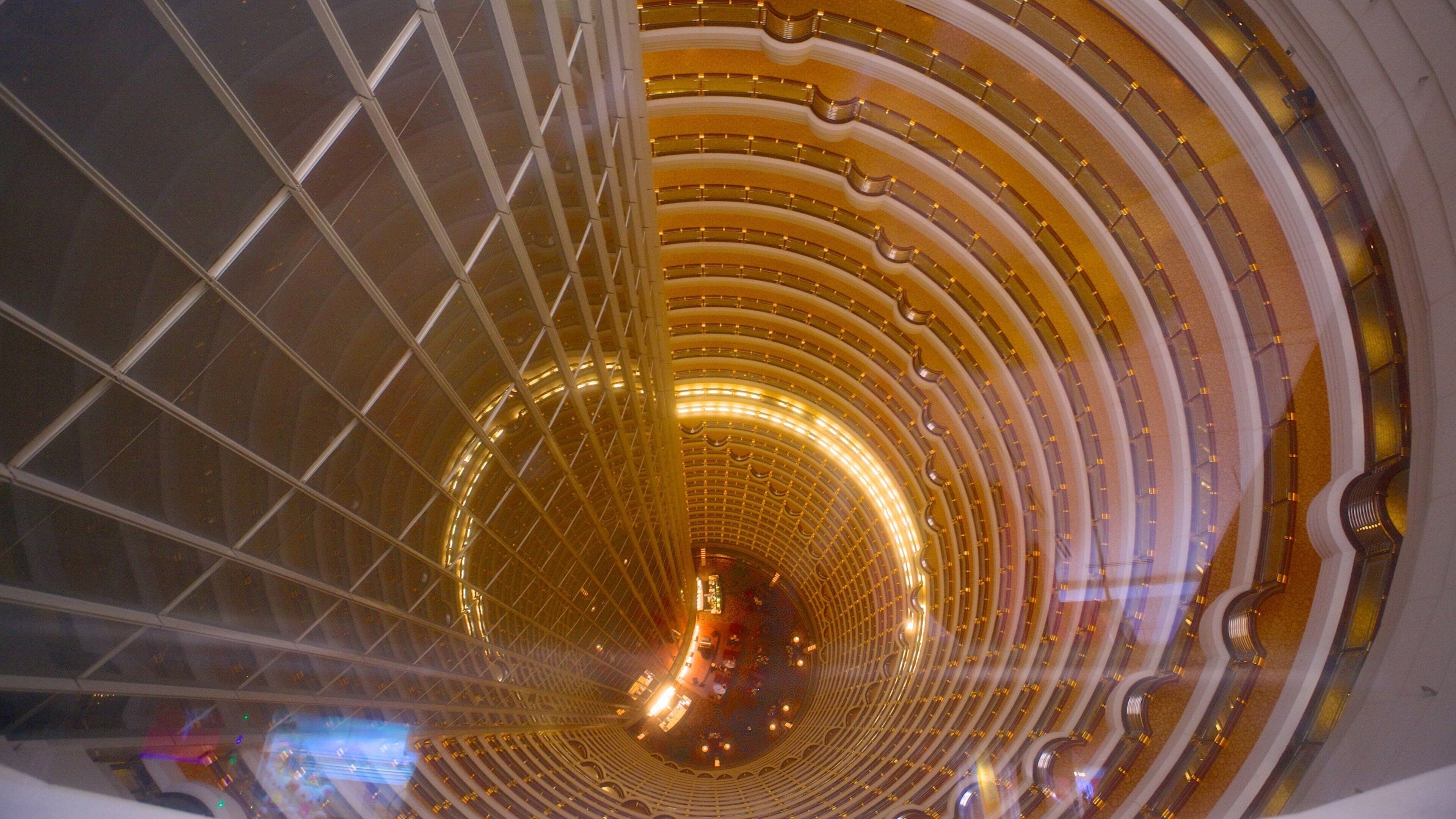 Jin Mao Tower which includes modern architecture, a skyscraper and a city