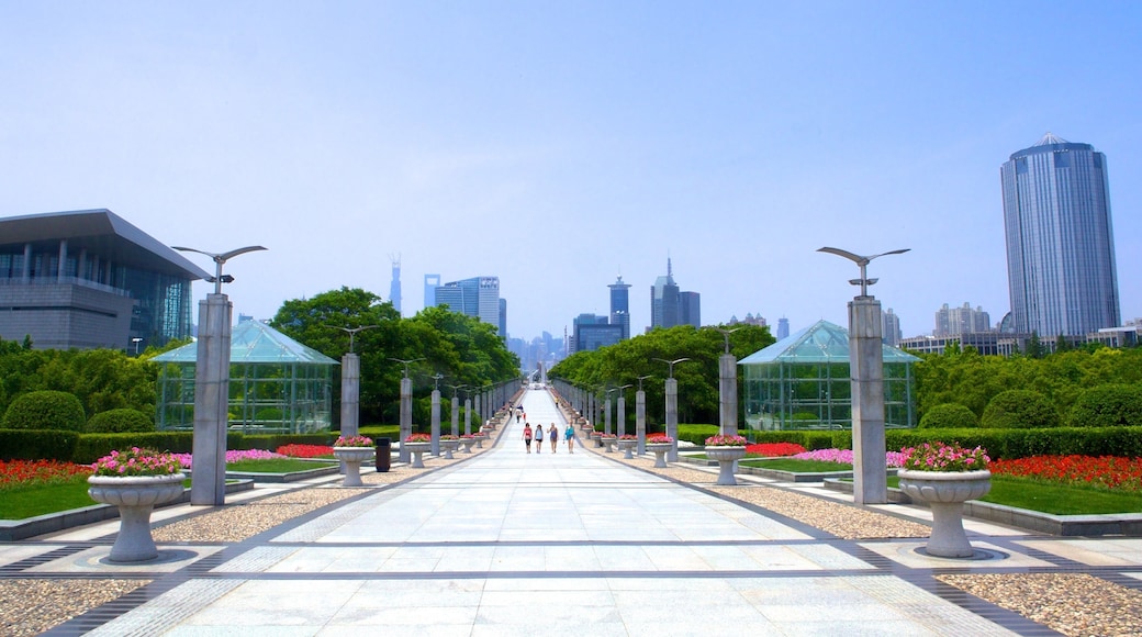 Shanghai Science and Technology Museum which includes street scenes and a garden