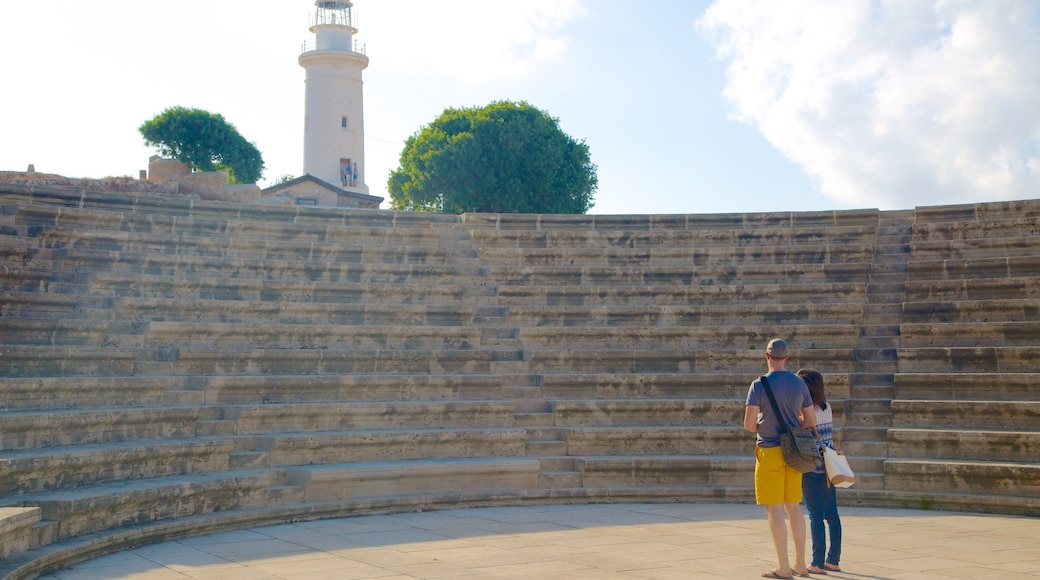 Paphos Archaeological Park toont historische architectuur en ook een stel