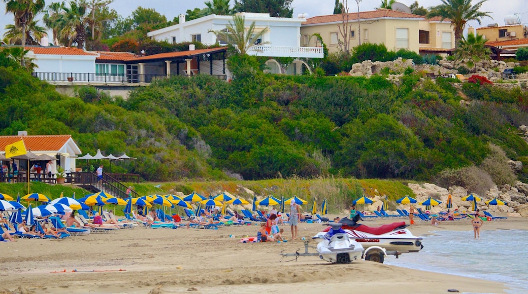 Korallbukta strand fasiliteter samt sandstrand