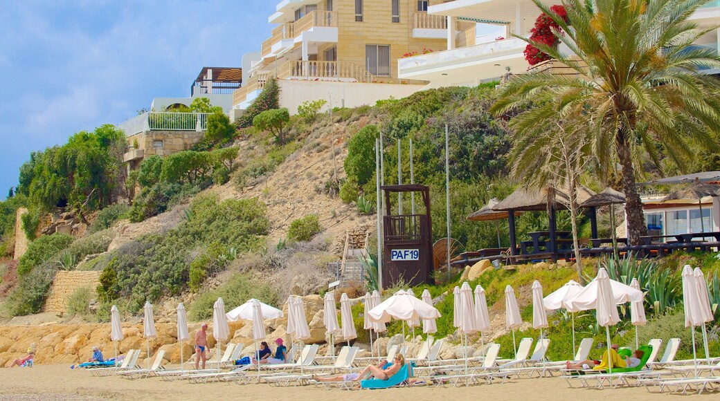 Korallviken som visar en strand