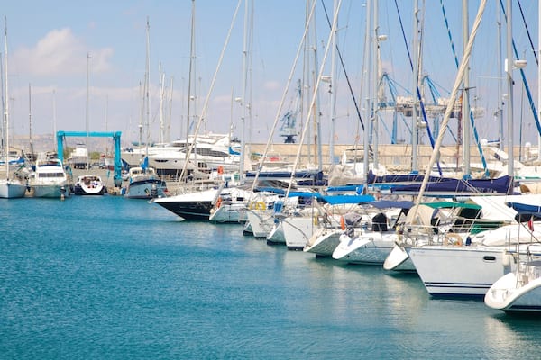 Larnaca Marina featuring a marina