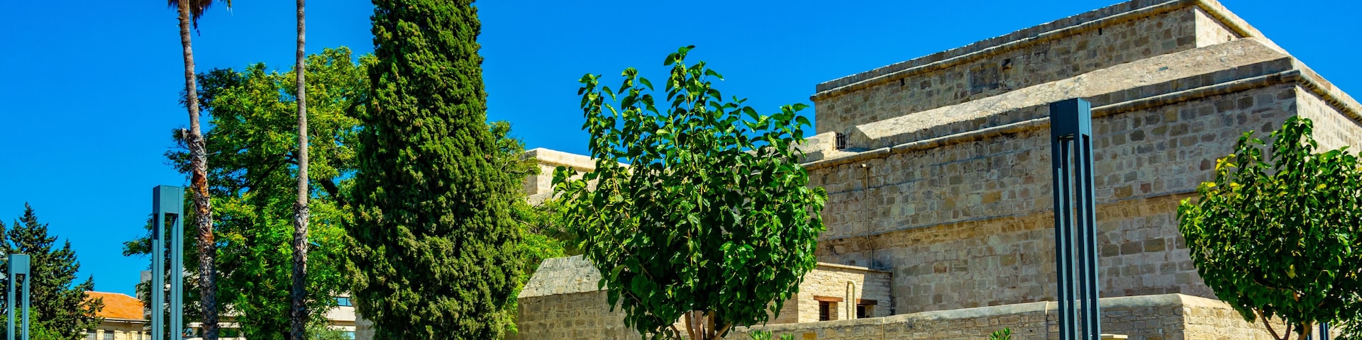 View of the Limassol castle on cyprus