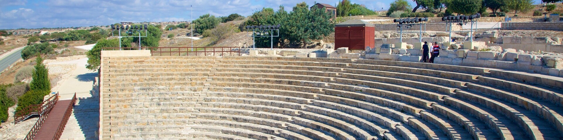 Kourion Ruins which includes heritage architecture and a ruin