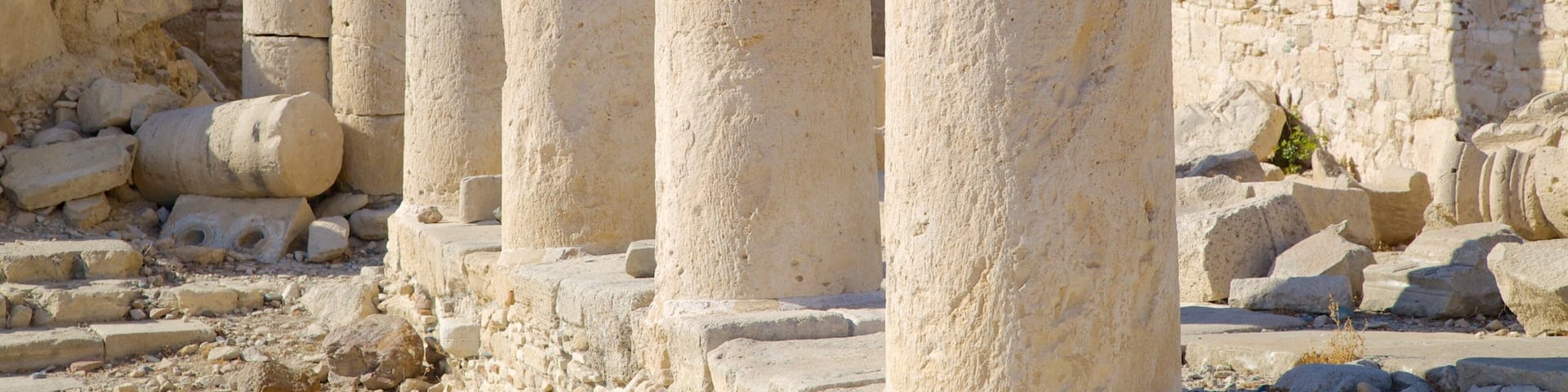 Amathus Ruins featuring heritage architecture and building ruins